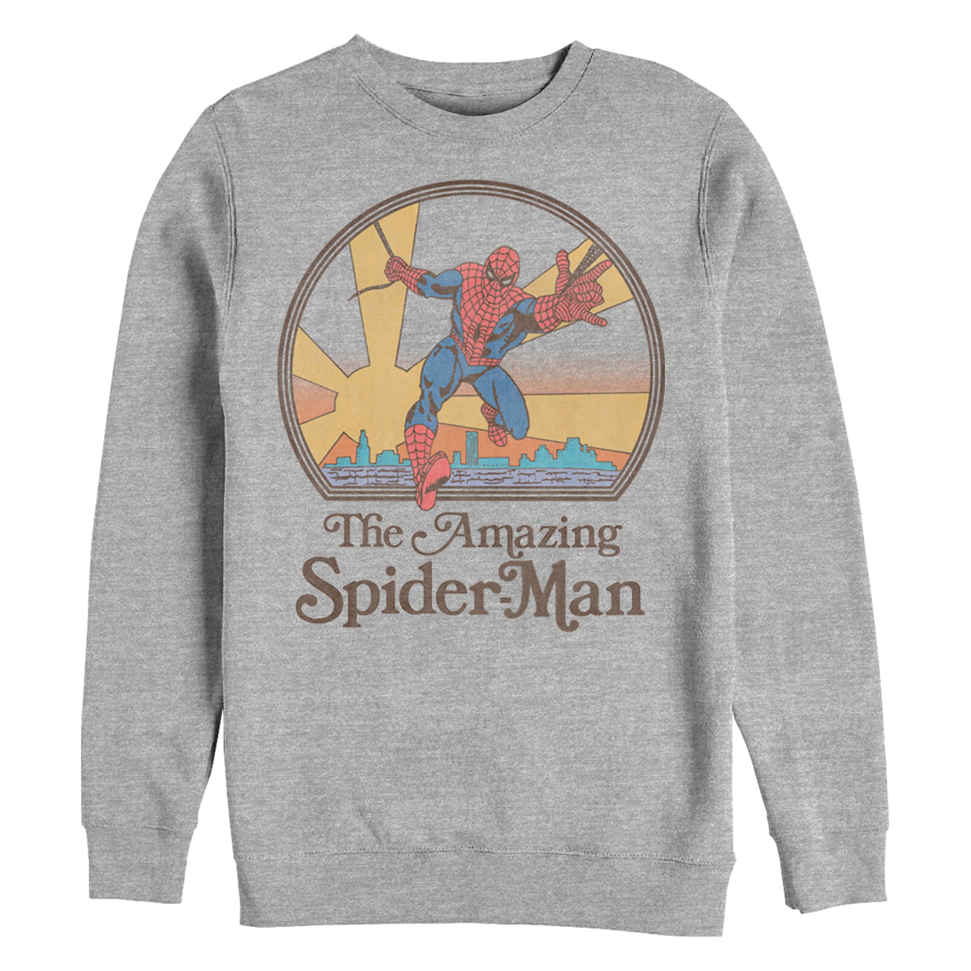 Men's Marvel AMAZING SPIDERMAN 70'S Sweatshirt