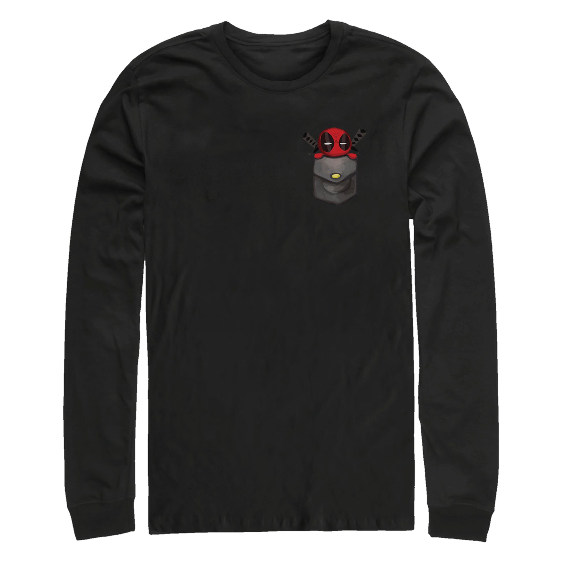 Men's Marvel Deadpool Cutie Pie Long Sleeve T-Shirt