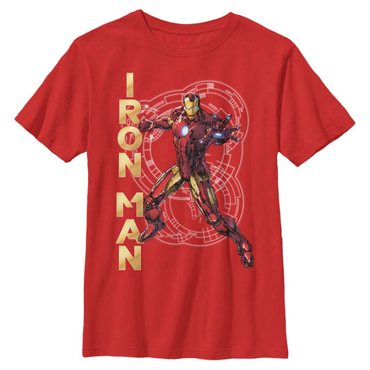 Boy's Marvel Iron Man Technology T-Shirt